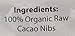 Raw Organic Cacao Nibs, 16oz, The Raw Food World