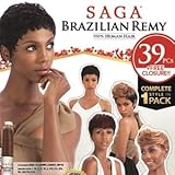 Saga Brazilian Remy Human Hair Weave 39 PCS