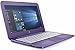 HP Stream 11 11.6 inch Flagship Laptop Computer, Intel Celeron N3060 1.6GHz, 4GB RAM, 32GB eMMC drive, 802.11ac WiFi, USB 3.1 port, Windows 10 Home, Purple (Renewed)
