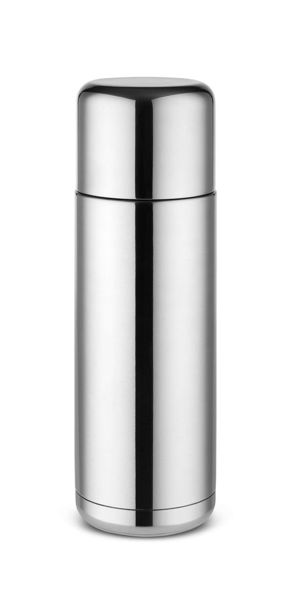 Alessi NF04 Vacuum Flask - 18/10 Stainless Steel Mirror Polished, Thermoplastic Resin