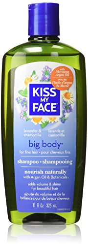 Kiss My Face Big Body Shampoo, adds volume and shine, 11-Ounce Bottles (pack of 3)