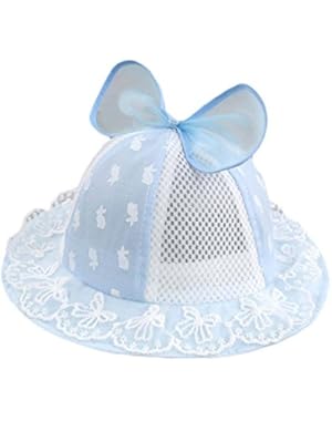 Baby Girl Boys Summer Caps Cotton Sun Hat with Ear Sun Protection