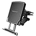 Macally Magnetic Phone Holder for Car Vent, [Design] Car Magnetic Phone Mount with Super Strong Magnet & Foot Support - Car Cell Phone Holder for iPhone - for All Apple Android Smartphone