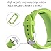 Mosstek Bands Compatible with Garmin Vivofit 3/jr/jr 2, Soft Silicone Replacement Sport Wristbands for Kids Girls Boys Women Men Small Large