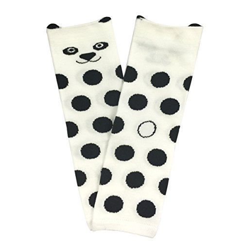 Bowbear Adorable Designs Baby Leg Warmers, Panda and Dots