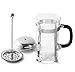 Chef's Star Premium 34oz French Coffee Press 2 Cups Set - french press coffee maker w/ Stainless Steel Plunger & Heat Resistant Glass