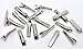 JGFinds Silver Tone Blank Hair Clips for DIY Crafts & Hair Accessories, 50 Pack (32 x 7mm)