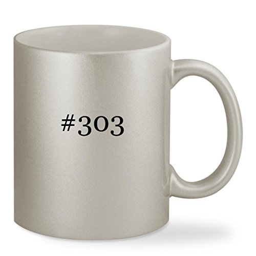 #303 - 11oz Hashtag Silver Sturdy Ceramic Coffee Cup Mug
