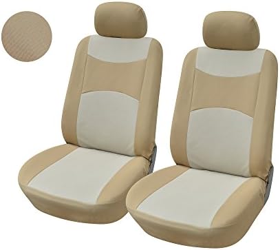 OPT. Brand. Cloth Fabric 2 Front Car Seat Covers Fit Lexus CT200h GS350 GS450h GX460 IS250 LS460 LX570 NX200t NX300h is F