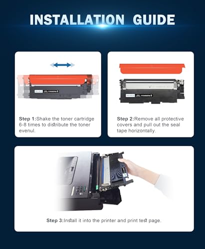117A Toner Set 117A Compatible with HP 117A for Toner HP Color Laser MFP 178nwg MFP 179fwg 178nw 179fnw 179 178 Laser 150a 150nw 150w W2070A W2071A W2072A W2073A (1 Black, 1 1 Cyan, 1 Magenta, 1 Yellow)