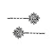 Karina Renaissance Filigree Bobby Pins, Silver