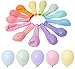 100 Pack 12 Inch 2.8g Thicken Macaron Color Balloons,Pastel Latex Balloon,for Birthday,Baby Shower,Wedding,Engagement,Christmas,Graduation,Picnic or Party Decorations,Garland,Arch Kit