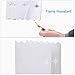Aneco 20 Pieces White Paper Luminary Bags Flame Resistant Lantern Candle Bags 4 Designs with Tree, Stars, Snowman for Christmas, Weddings, Birthday Party Decoration