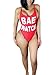 Wuxh Women's Sexy Bodycon One Piece Backless Swimsuit Swimwear Bikini