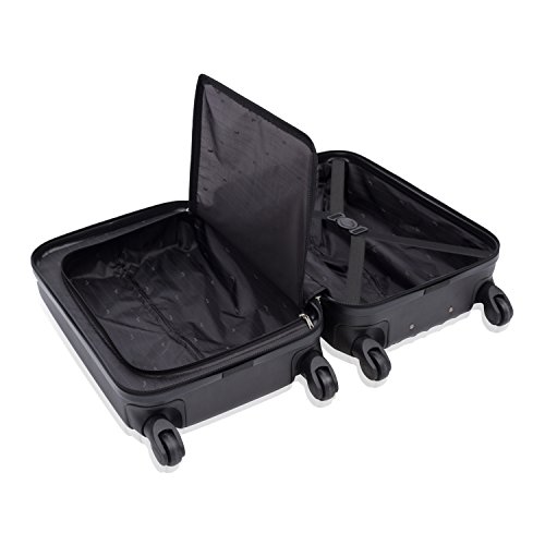 Jetstream 2 Piece Hardside Carry On Luggage Set Rolling Wheeled Spinner