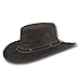 Barmah Hats Crackle Kangaroo Leather Hat - Item 1018