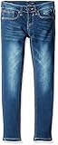 Vigoss Girls' 5 Pocket Skinny Jean, Blueberry Cream, 10