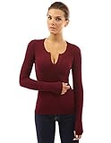 PattyBoutik Women's Notch Neck Cable Sweater