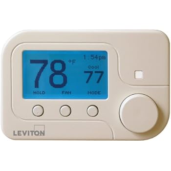 Leviton RC-2000WH Omnistat2 Multistage & Heat Pump with Humidity