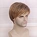 STfantasy Mens Wig Ombre Blonde Brown Short Straight Layered Synthetic Hair for Male Guy Everyday Wear Cosplay Halloween Partythumb 3