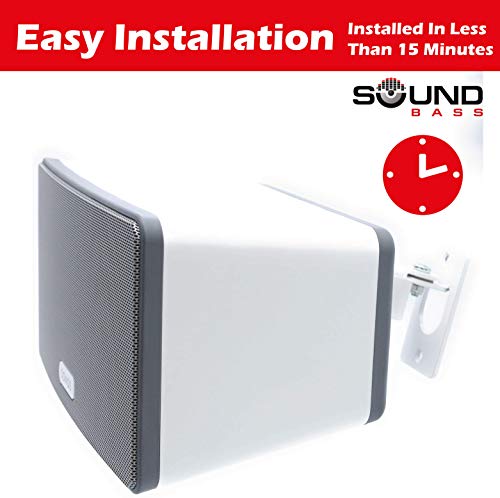 image for 2 x SONOS Play 3 Wall Mount, Twin Pack, Adjustable Swivel & Tilt Mecha
