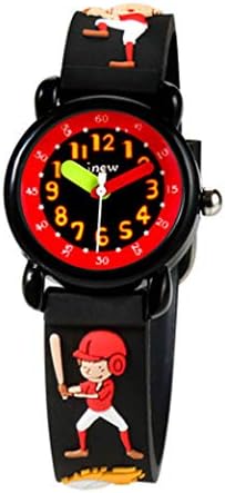 Waterproof 3D Cute Cartoon Digital Wristwatches Silicone Band Quartz Watch Time Teacher Gift for Kids Girls Toddlers