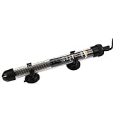 100 Watts (Tank Size: 20 to 33 Gallon) Adjustable Aquarium Heater Anti-explosion Submersible Fish Tank Water/ Temperature Range 18~33'c (65°f and 93°f.)