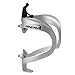 Ibera Bicycle Lightweight Aluminum Water Bottle Cage, Silver