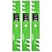 8TEN LawnRAZOR Mulching Blade Set for John Deere GX21784 GY20852 AM141035 GX21784 GX21786 GY20852 48 Inch Deck 3 Pack