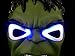 Superhero The Avengers Costume LED Light Eye Mask (Hulk)