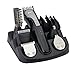 FARI All In One Multifunctional Rechargeable Electric Hair Trimmer Grooming Kit Nose Ear Beard Clipper and Mustache Trimmers Shaver Suit Hair Cutter for Barbers Salon with Fast Charge (Black)