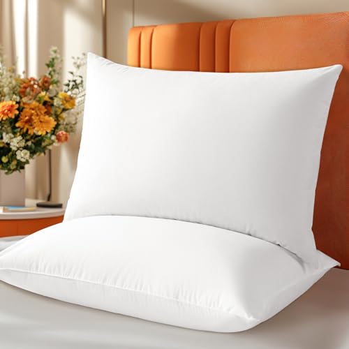 Photo 1 of ** 1 PILLOW **
Shilucheng Goose Down Pillows King Size Set , Side Sleeper Pillow for Sleeping Neck Pain Relief,100% Cotton Shell?White, 20" x 36"?