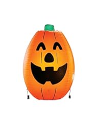 Lawn & Patio: Inflatable Pumpkin Halloween Yard Stakes, Tall