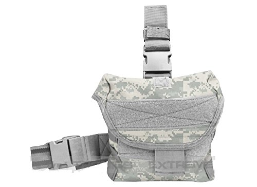 Ultimate Arms Gear AR15 AR-15 M4 M16 .223 5.56 Tactical ACU Digital Camo Utility Multi Purpose MOLLE Dump Ammo Ammunition Magazine Stripper Clips Pouch Drop Leg & Belt Adjustments