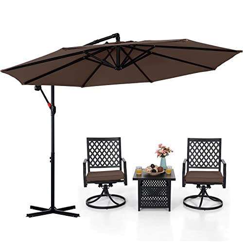 ABCCANOPY Cantilever Patio Umbrellas 10FT true brown Pricepulse