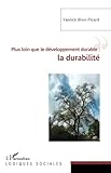 Plus loin que le développement durable : la durabilité (French Edition) by Yannick Brun-Picard