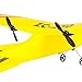 RC Airplane, Sacow Z50 2.4G 2CH Gyro RTF Remote Control Glider 350mm Wingspan EPP Micro Indoor RC Airplane (Yellow)