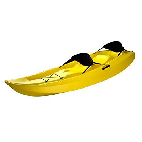 UPC 081483008516, Lifetime 90118 Manta Tandem Sit on Top Kayak with Paddles and Backrests, 10 Feet, Yellow