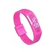 Bolayu Mens Womens Rubber LED Sports Waterproof Watch Bracelet Digital Wrist Watch Hot Pink