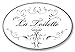 The Stupell Home Décor Collection La Toilette White With Black Scrolls Oval Bathroom Wall Plaque, 10 x 0.5 x 15, Proudly Made in USA - WRP-820