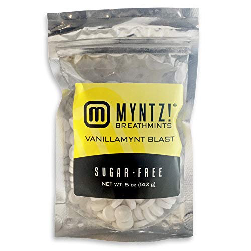 Vanillamynt Blast Breath Mints Pack of 8 5Ounce Pouch SugarFree