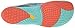 Merrell Women's Vapor Glove 2 Trail Running Shoe,Sea Blue/Coral,8 M US