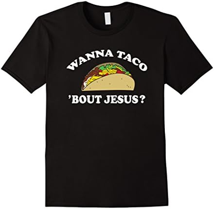 Mens Wanna taco 'bout Jesus t-shirt XL Black