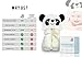 Premium Organic Bamboo Hooded Baby Towel - Large, Soft Panda Bath Robe for Boy or Girl - Perfect Shower Gift - Sized for Babies, Newborns, Infants, Toddlers & Kids - Super Absorbent and Hypoallergenic
