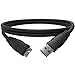 Mediabridge USB 3.0 - Micro-USB to USB Cable (4 Feet) - SuperSpeed A Male to Micro B