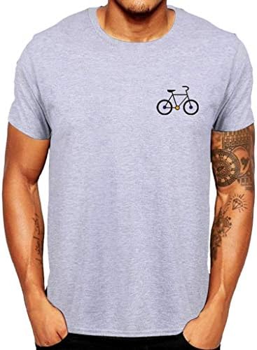 Tシャツ メンズ 半袖 丸い襟 プルオーバー 漫画自転車 プリント ティーシャツ 薄手 通気性 夏服 おおきいサイズ ポロシャツ おしゃれ 柔らかい スウェット 普段用 カジュアル トレーナー オシャレ 人気 ベーシック トップス