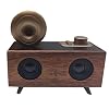 Tamkyo Retro hoorn bloem klassieke nostalgische luidspreker indoor creatieve dubbele luidspreker audio A