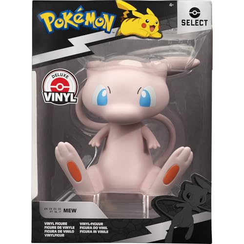 Pokemon Mew Select Vinyl Figure - 4-Inch Figure Made from Vinyl