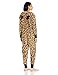 Totally Pink Women's Cozy Plush Onesie, Brown, Medium