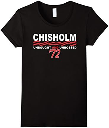 Women's Shirley Chisholm 1972 Presidential Election T-Shirt Medium Black